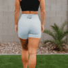 White Leggings Shorts | Power Athletic