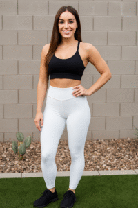White Pro- fit Leggings | Power Athletic